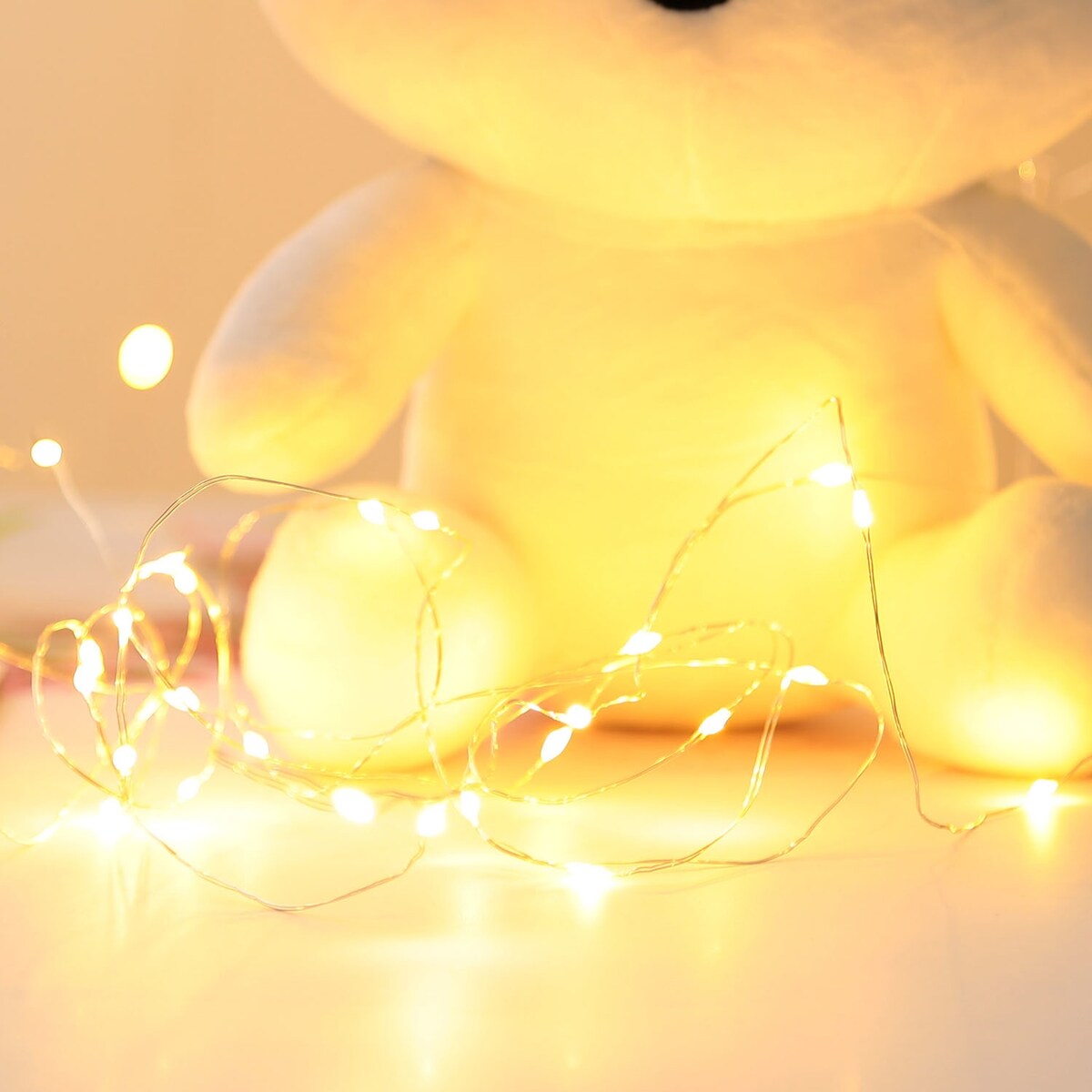 6-Pack LED String Lights 6.56ft 20 LEDs Battery Operated Starry Fairy Lights