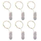 6-Pack LED String Lights 6.56ft 20 LEDs Battery Operated Starry Fairy Lights
