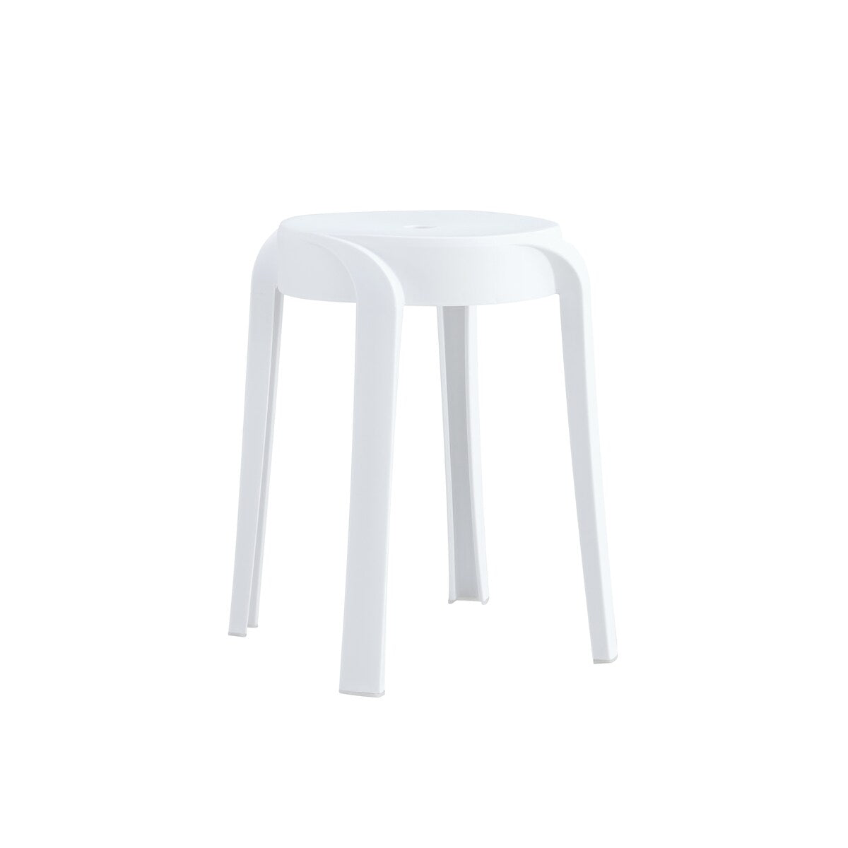 6 Pack Stackable Classroom Stools Plastic Stools Colorful Round Stools Indoor Outdoor Flexible Seating Decorative Stools Chairs