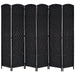 6-Panel Wicker Weave Folding Room Divider Privacy Screens
