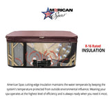 6-Person 56-Jet Premium Acrylic Lounge Spa Standard Hot Tub with Sound System and LED Waterfall