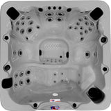 6-Person 56-Jet Premium Acrylic Lounge Spa Standard Hot Tub with Sound System and LED Waterfall