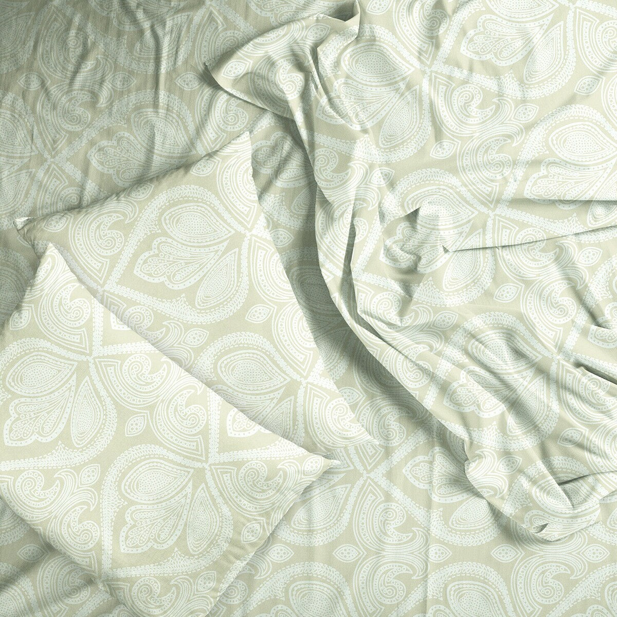 6 Piece Bed Deep Pocket Egyptian Comfort 1800 Sheet Set Twin Ivory