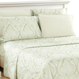 6 Piece Bed Deep Pocket Egyptian Comfort 1800 Sheet Set Twin Ivory