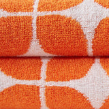 6 Piece Cotton Jacquard Bath Towel Set - N/A