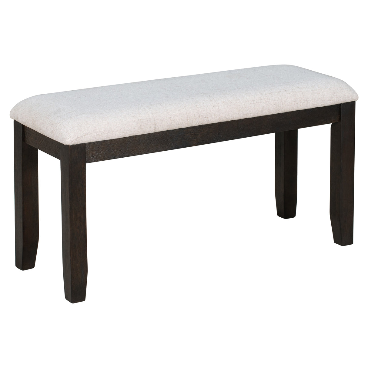 6-Piece Dining Room Table Set with 4 Chairs and a Bench