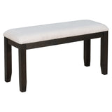 6-Piece Dining Room Table Set with 4 Chairs and a Bench