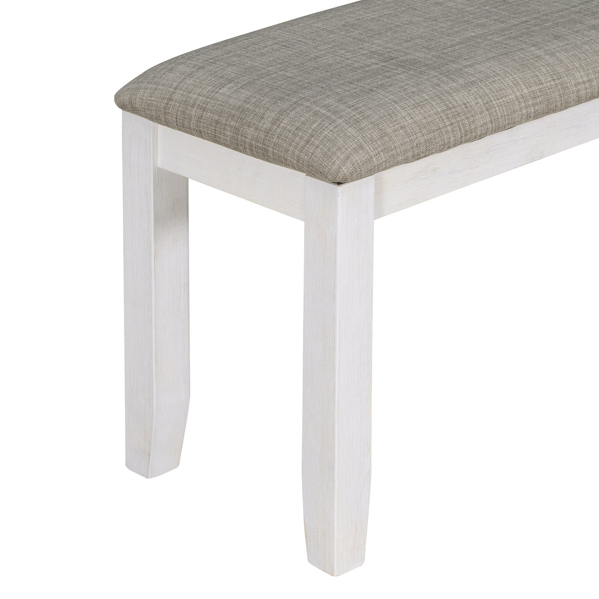 6-Piece Dining Room Table Set with 4 Chairs and a Bench