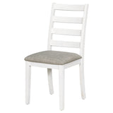 6-Piece Dining Room Table Set with 4 Chairs and a Bench