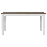 6-Piece Dining Room Table Set with 4 Chairs and a Bench