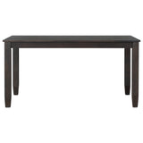 6-Piece Dining Room Table Set with 4 Chairs and a Bench