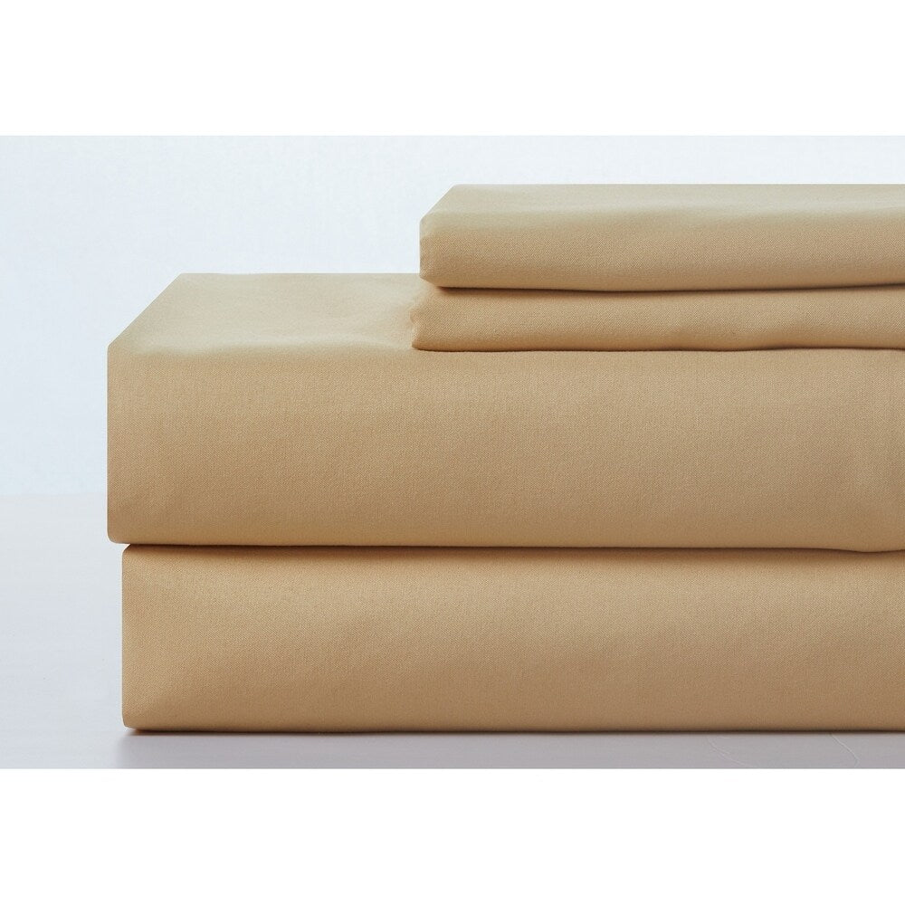 6 Piece - Glory Home 1000T Series Solid Bed Sheet Set - King Size
