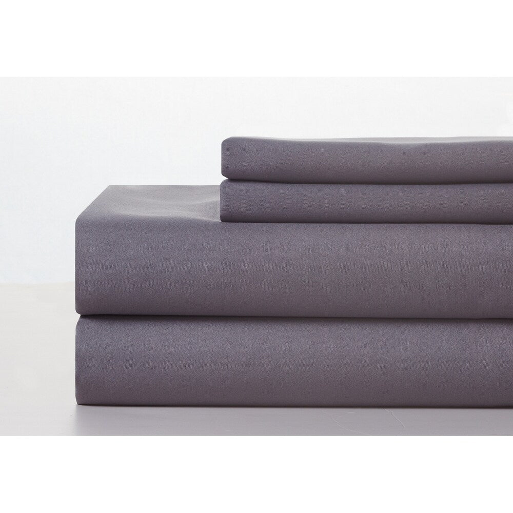 6 Piece - Glory Home 1000T Series Solid Bed Sheet Set - King Size