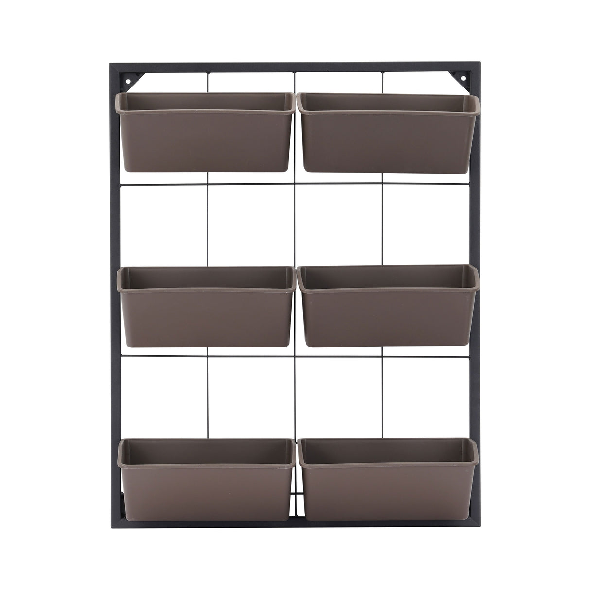 6 Pockets Vertical Garden Wall Planter Raised Beds Hanging Planter Wall Mounted Flower Beds for Flowers Vegetables Herb