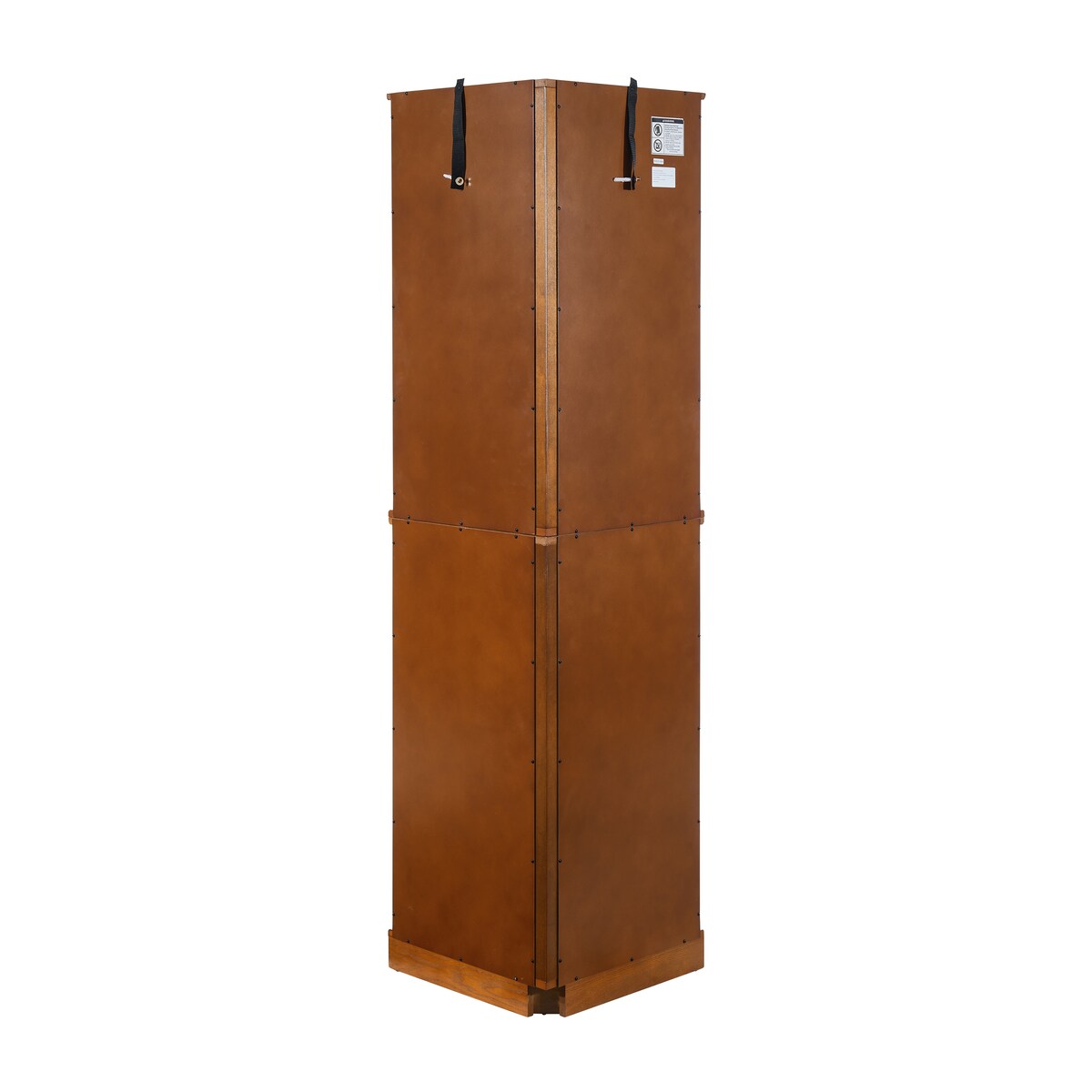 6 Shelf Corner Curio Display Cabinet with Lights, Mirrors and Adjustable Shelves