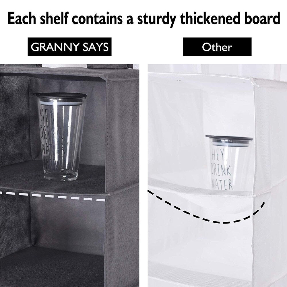 StorageWorks 6-Shelf Hanging Closet Organizer