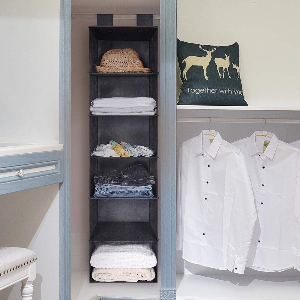 StorageWorks 6-Shelf Hanging Closet Organizer