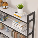 70.8 Inch 6-Tier Bookshelf, Open Storage Shelves, 6 Shelf Storage Rack with X-Shaped Frame