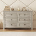 6 drawer 15.7 in. Wide Dresser
