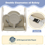 6 in 1 Toddler Slide and Swing Set