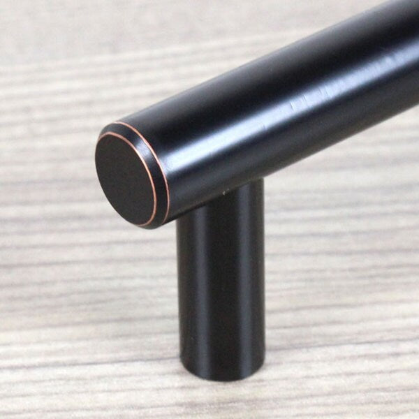 6-inch (150mm) Solid Oil Rubbed Bronze Cabinet Bar Pull Handles (Case of 5)
