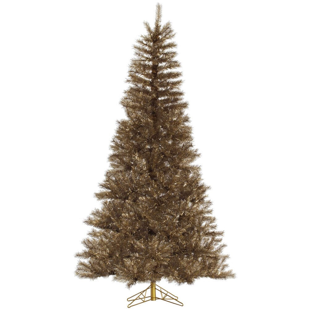 6.5' x 42" Metal Mix Tinsel Tree with 681 Tips