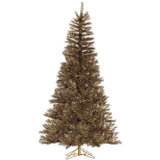 6.5' x 42" Metal Mix Tinsel Tree with 681 Tips