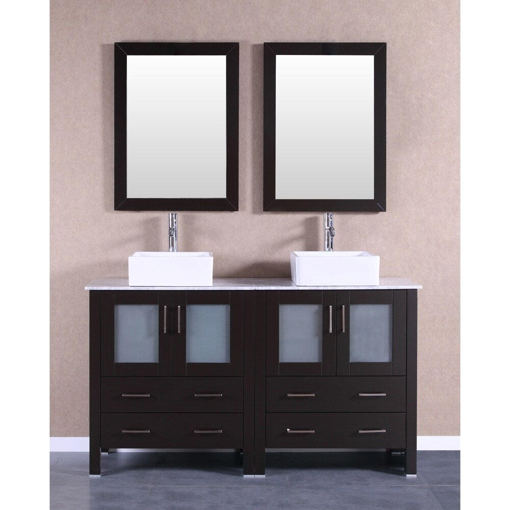 60" Bosconi AB230CBECM Double Vanity