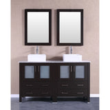 60" Bosconi AB230CBECM Double Vanity