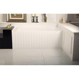 Kingston Brass 60-Inch Acrylic Alcove Tub
