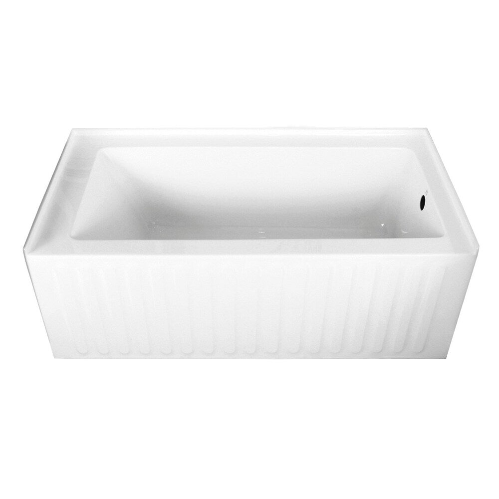 Kingston Brass 60-Inch Acrylic Alcove Tub
