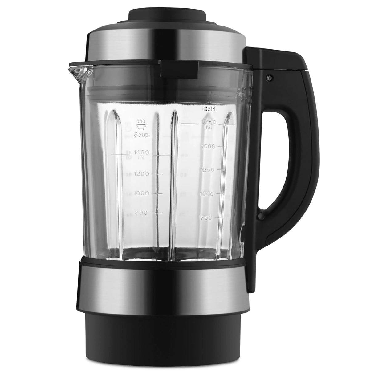 60 Ounce 1000 Watts High Speed Cooking Blender in Stainless Steel with Glass Jar