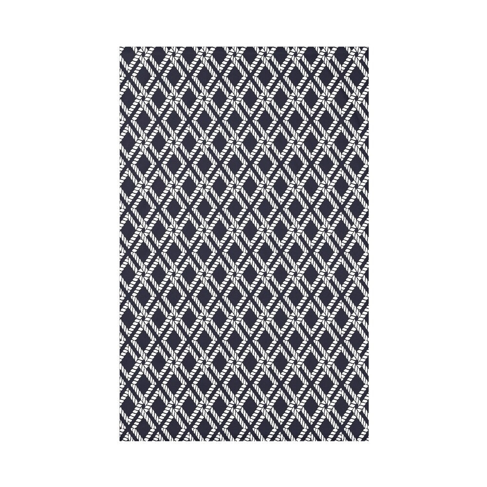 Rope Rigging Geometric Print Throw Blanket