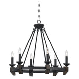 Cruz Iron 6-light 60-watt Chandelier