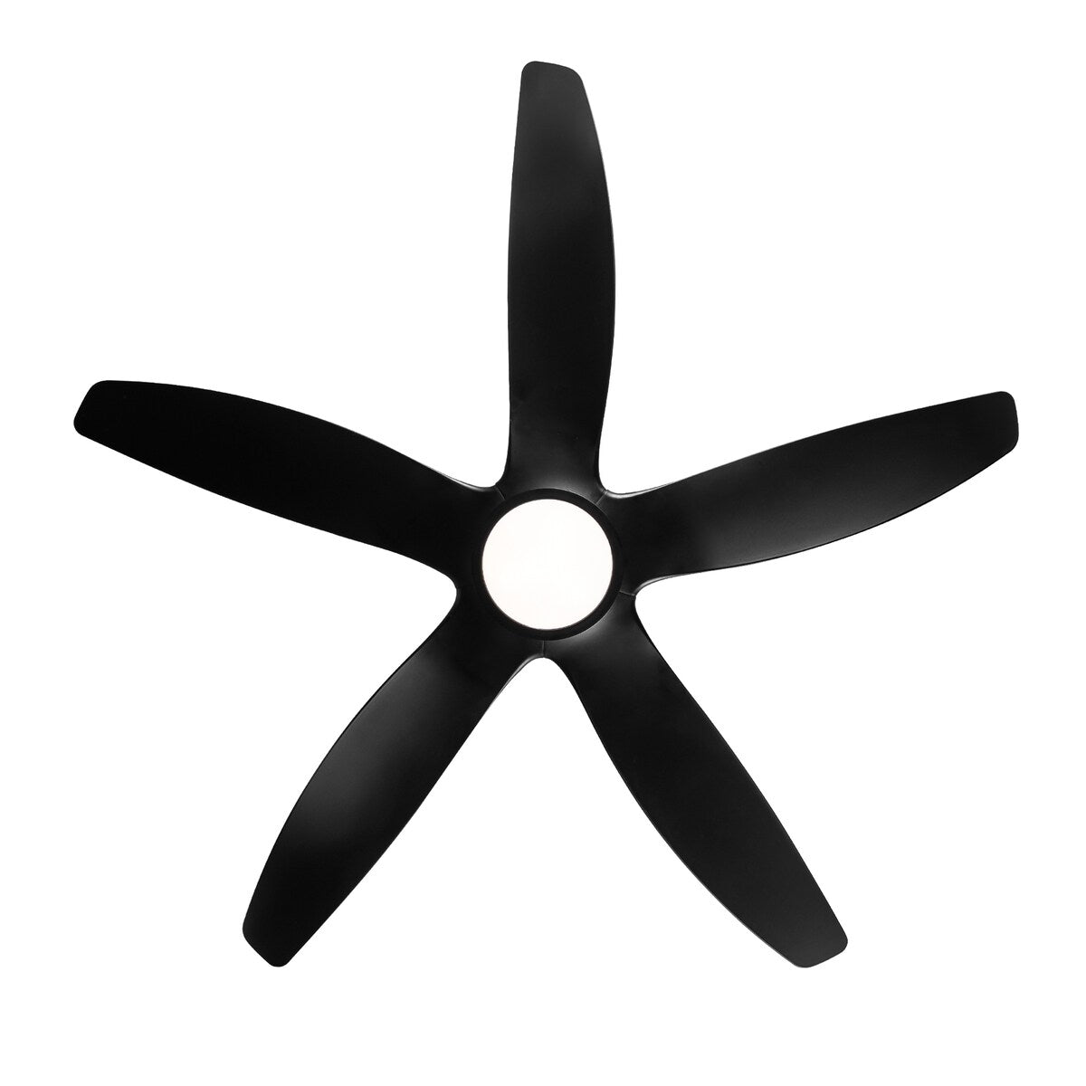 60" Black ABS Blade LED Ceiling Fan with 6-Speed Settings