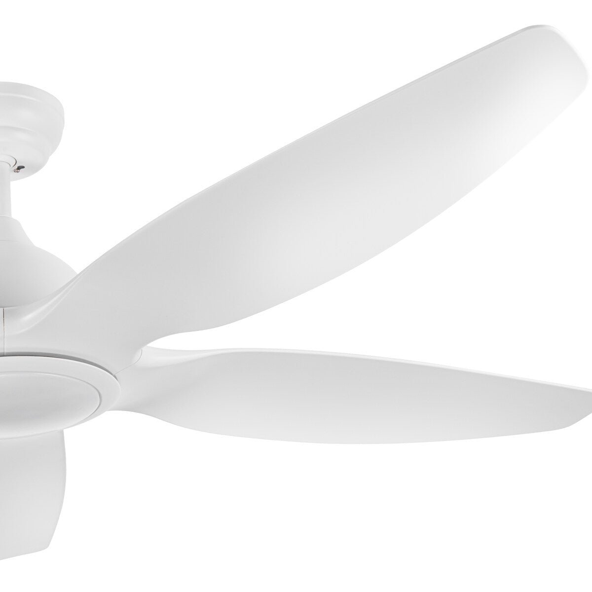 60" Black ABS Blade LED Ceiling Fan with 6-Speed Settings
