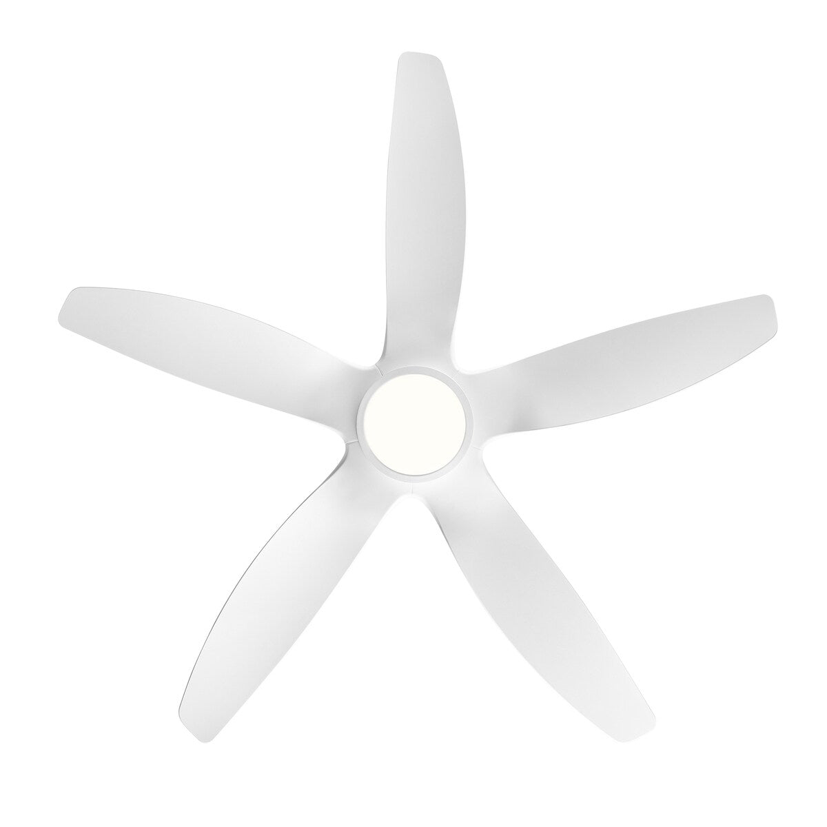 60" Black ABS Blade LED Ceiling Fan with 6-Speed Settings