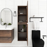 60" Tall MDF 2-door Accent Cabinet with Interior Shelves - 15.75'' x 59''