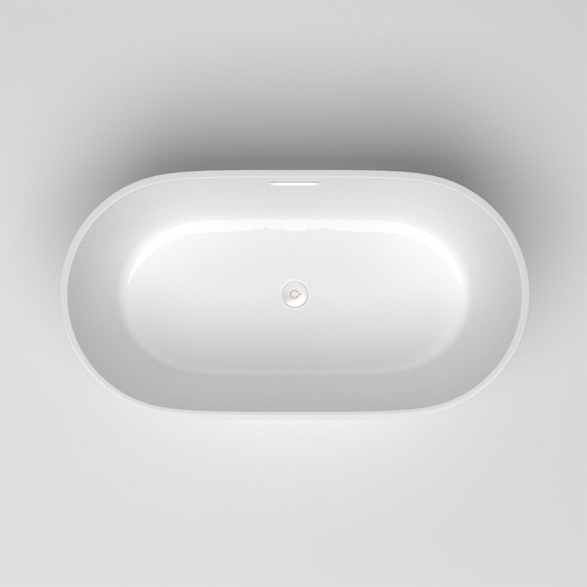 59" x 31" Acrylic Freestanding Soaking Bathtub in White - 59" x 31"