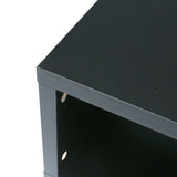 60"Black Floating TV Console, TV Stands with Shelves