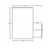 61.5-in. W Wall Mount Dawn Grey Vanity Set For 3H4-in. Drilling White UM Sink