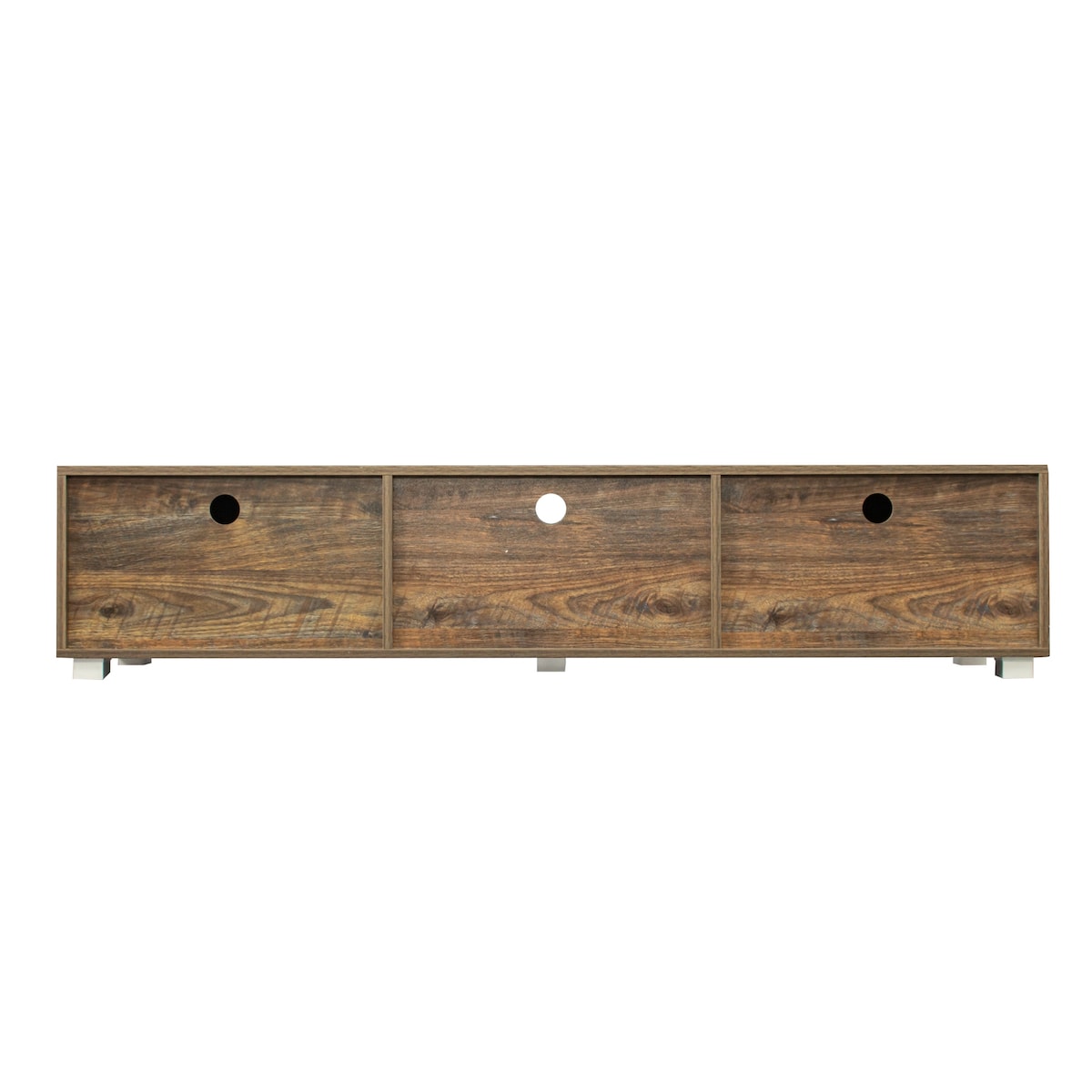 63 inch TV Stand Media Center with 2 Large-Capacity Side Door Cabinet