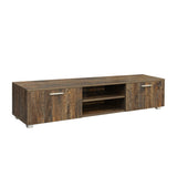 63 inch TV Stand Media Center with 2 Large-Capacity Side Door Cabinet