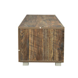 63 inch TV Stand Media Center with 2 Large-Capacity Side Door Cabinet