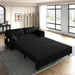 63.8" Queen Pull Out Sofa Bed, 3-in-1 Convertible Sleeper Sofa with Side Storage,Multi-Functional Velvet Loveseat Bed