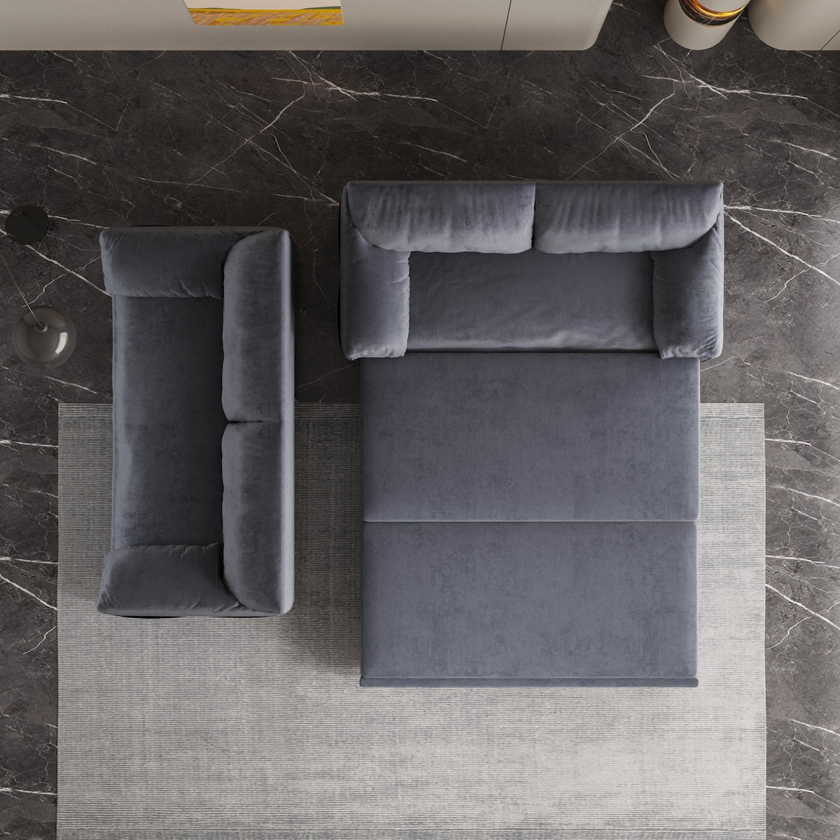 63.8" Queen Pull Out Sofa Bed, 3-in-1 Convertible Sleeper Sofa with Side Storage,Multi-Functional Velvet Loveseat Bed