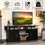 63" TV Entertainment Console Center with 2 Cabinets - 63" x 18" x 26" (L x W x H)