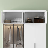 63"W Top Cabinet Maximize Closet Space Overhead Wardrobe Storage Unit