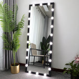 63"×24" 3 Color Modes Lighted Standing Floor Full Length Mirror for Dressing Room, Bedroom