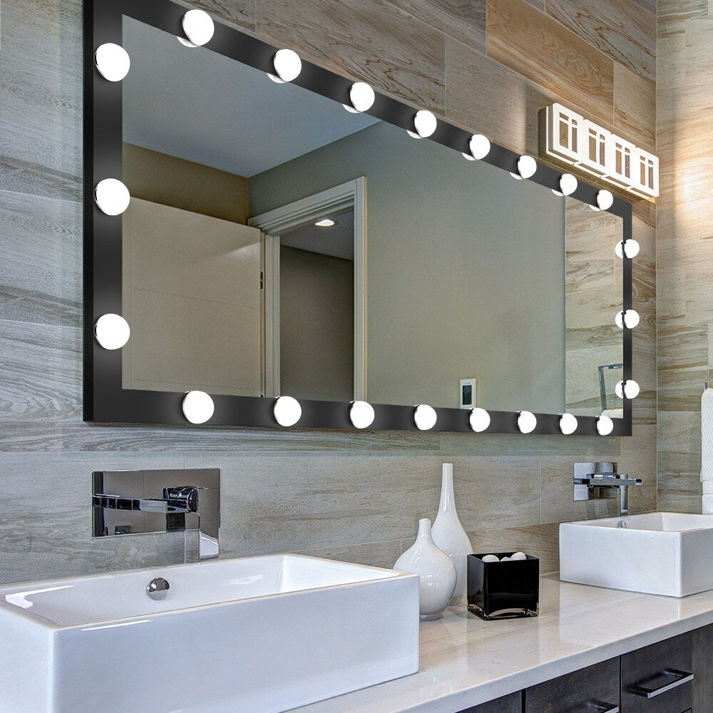 63"×24" 3 Color Modes Lighted Standing Floor Full Length Mirror for Dressing Room, Bedroom